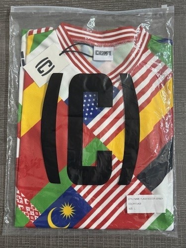 Cashmere Sound Flag Soccer Jersey Shirt - Men's Size Large (NEW)