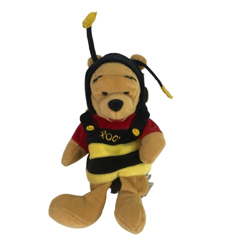 4 Disney Mini Bean Plush Bag Winnie Pooh Musketeer Bumble Bee Butterfly Pumpkin - Picture 2 of 6