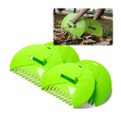 Garten Laubgreifer groß Grassammler Handsammler Laub reinigen (2 Stück)