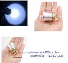 10W 6500K Jednomodowa wymienna latarka LED Żarówka WF501B WF502B 501D 502D