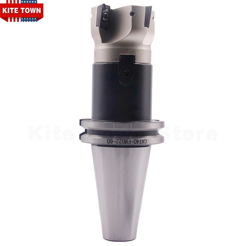 CAT40-FMB22-60 Arbor 400R 50-22-4T Face End Mill Shell Cutter + 10pcs ...