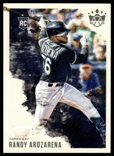 2020 Panini Diamond Kings #120 Randy Arozarena Tampa Bay Rays RC