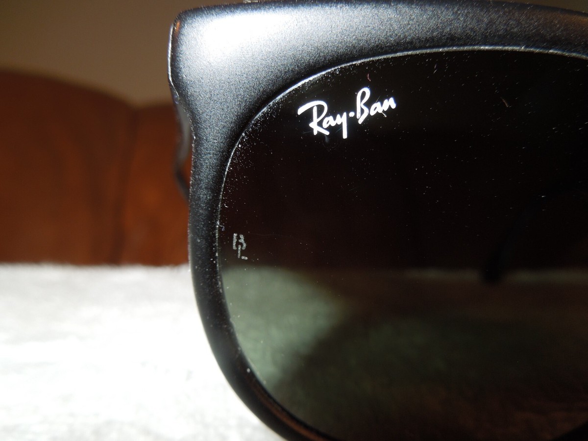 Ray Ban / Bausch & Lomb Cats Sunglasses Black Nylon Frames w