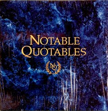 Notable Quiéranles by Gamemakers Ltd. Board Game  Notable Quotables