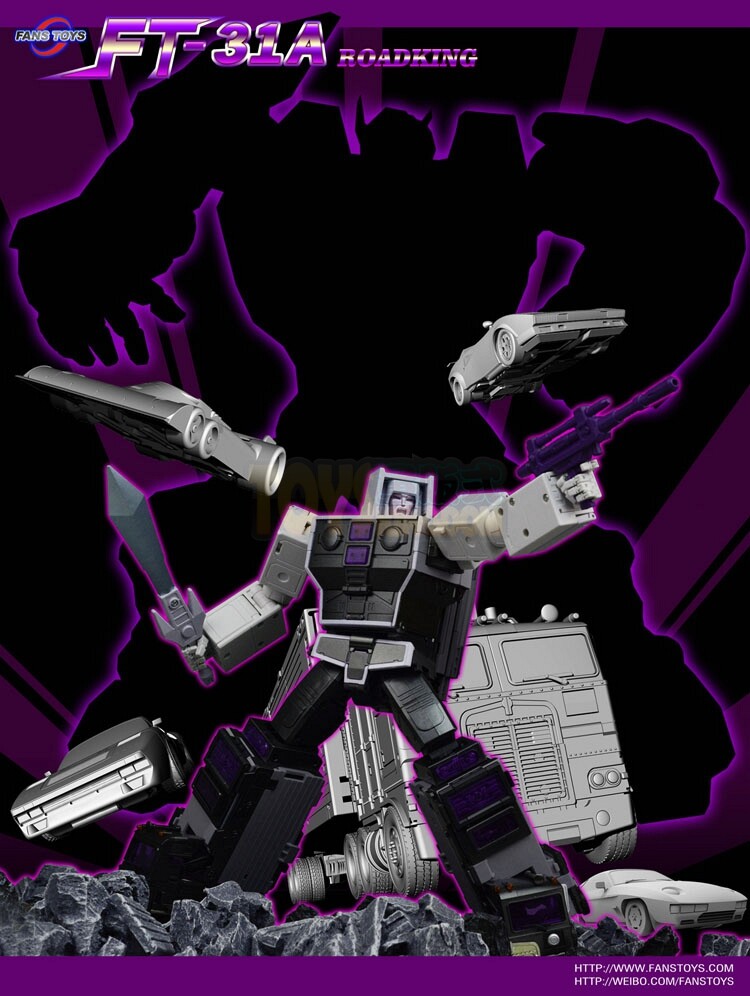 Fans Toys Transforms FT-31A Roadking G1 Motormaster Action Figure