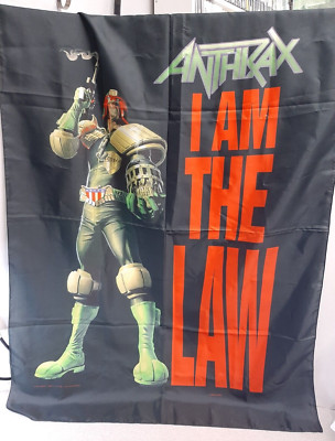 Anthrax - Judge Dredd 2006 Cloth Poster / Flag 30in x 40in (B359) | eBay
