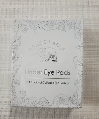 COLLAGEN Under Eye Mask Hyaluronic Acid Lutein Rose (15 Pairs) NANO-ACTIVE GOLD