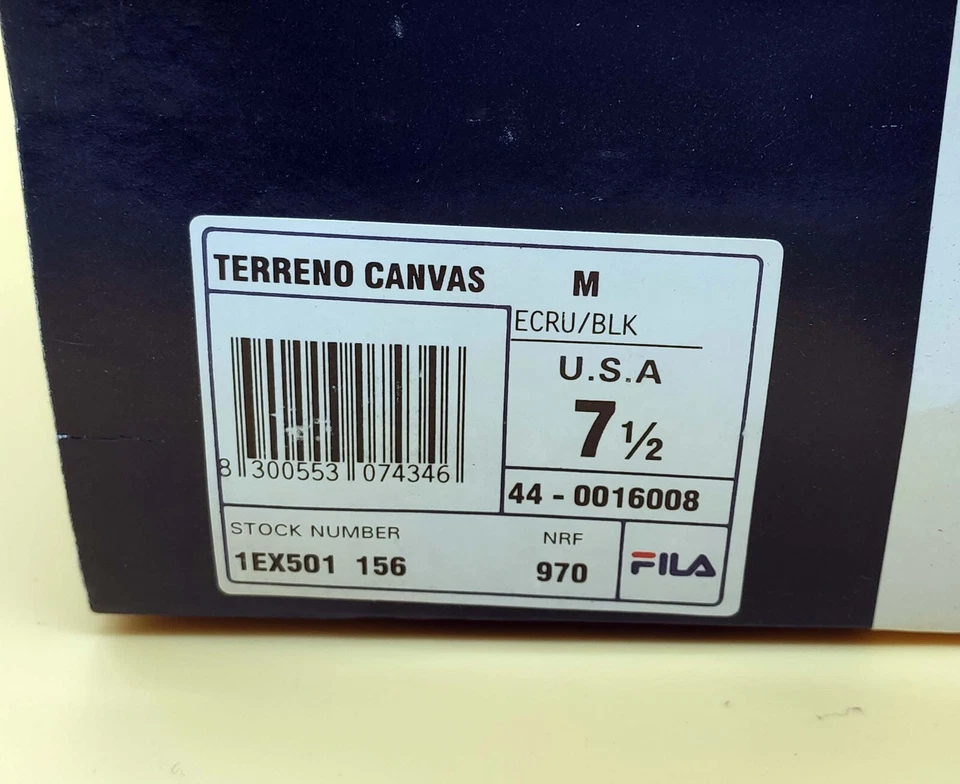 Paire de Chaussure FILA Terreno Canvas T40 2/3 (neuve) - Photo 4/4