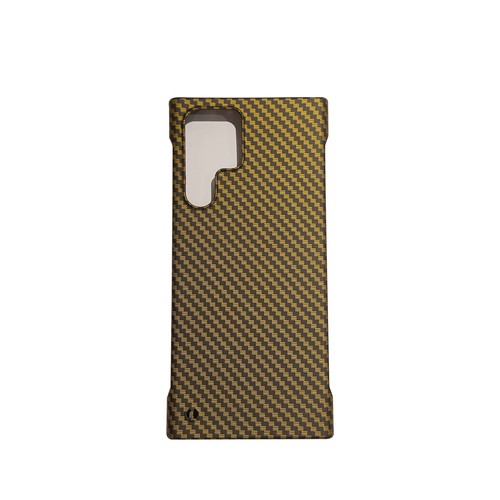 Funda rígida delgada para teléfono Samsung S24 Ultra S23 con textura de fibra de carbono sin marco - Imagen 5 de 17