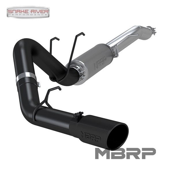 "Mbrp 4\" Black Auspuff 17-26 Ford F250 F350 Superduty 6.2L 7.3L 6.8L S5247BLK"-image