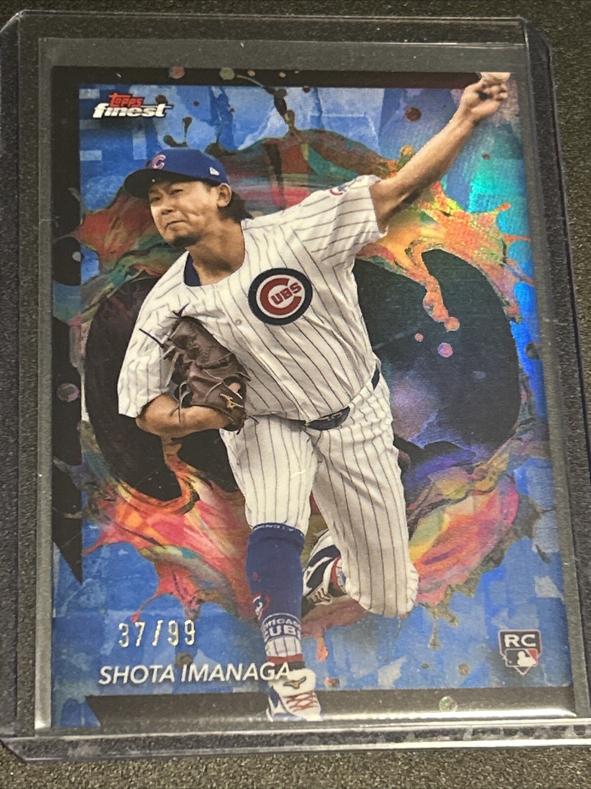 2024 Topps Finest Shota Imanaga Rookie RC #205 RARE Blue Refractor /99 Cubs