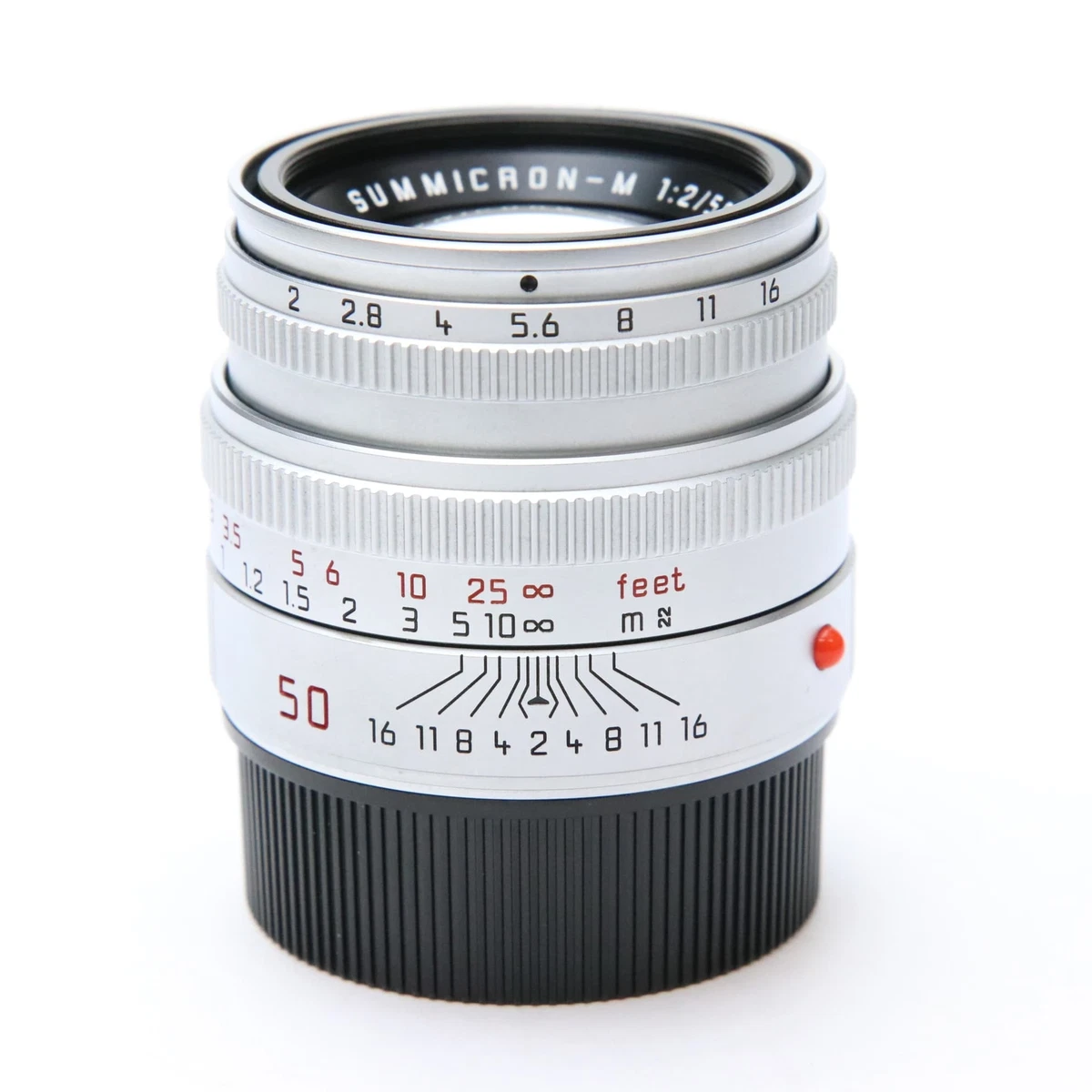 在庫有】 LEICA Summicron M50mm f2.0 4th Silver レンズ(単焦点