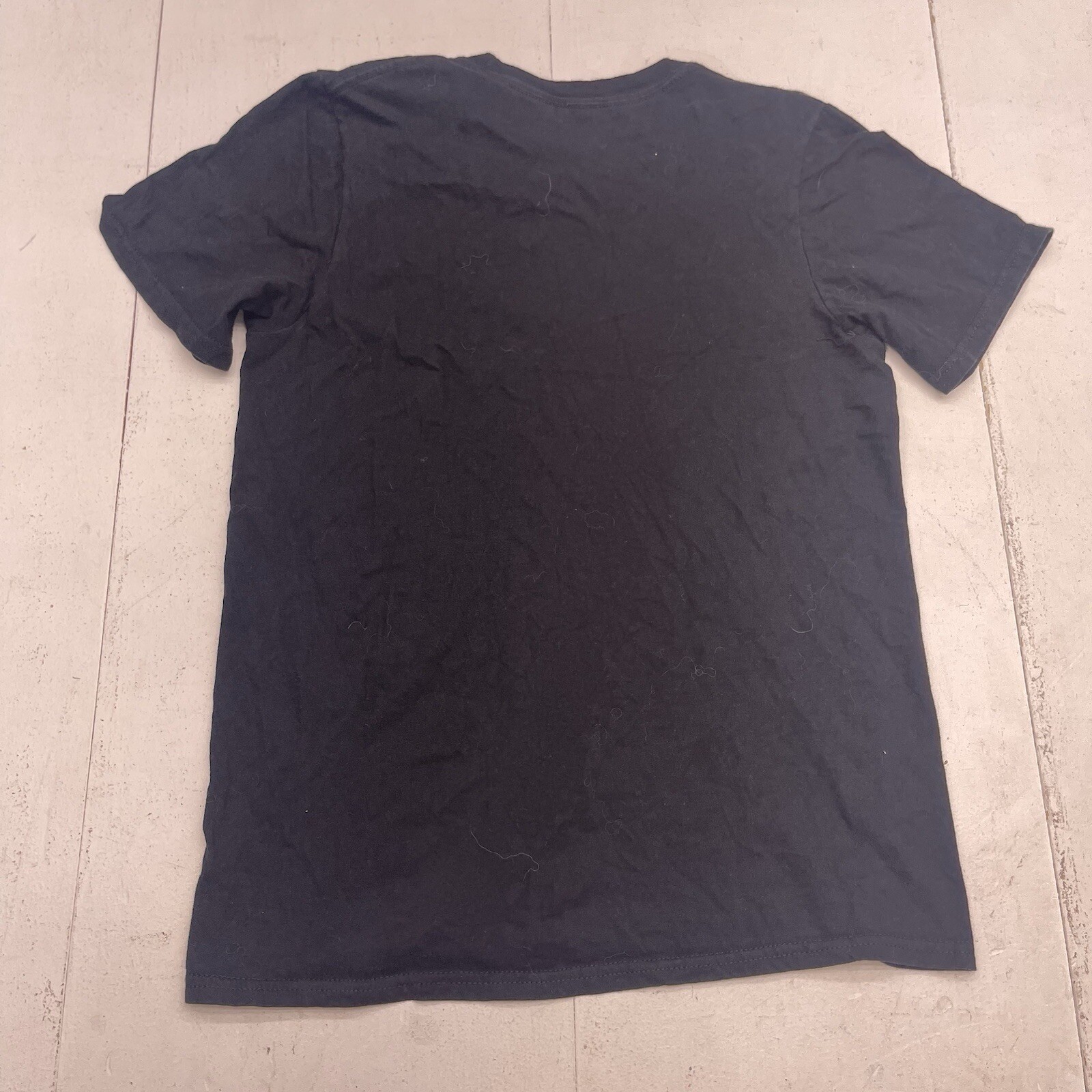 Threadless Black Smiley Face Astronaut Graphic Sh… - image 5