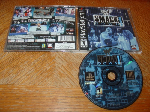 WWF Smackdown!  (Sony Playstation 1, 2000) Complete CIB Tested Fast Ship