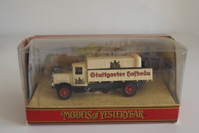 A35 121 1:60 MATCHBOX YESTERYEAR Y-41 1932 MERCEDES-BENZ L5 STUTTGARTER HOFBRAU