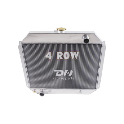 4 Row Aluminum Radiator For 1966-79 Ford Bronco F-100 F-150 F-250 F-350