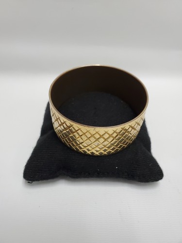 Monet Bracelet Brass Gold Tone (Replica) 74g - 3" - 29mm Wide - 第 1/20 張圖片