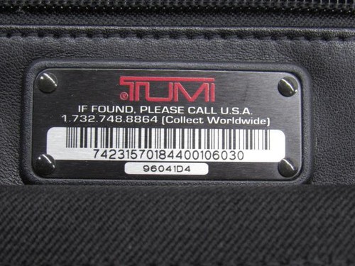 TUMI Nappa Leather Expandable Messenger Laptop Briefcase Bag 96041-D4 - Picture 6 of 6