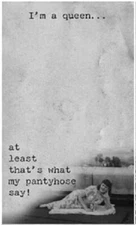 I'm a Queen Mini Note Pad-60 sheets By Primitives by Kathy