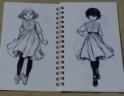 白浜鴎　KAMOME SKETCH#1 #2 Kamome Shirahama ATELIER OF WITCH HAT Sketch Illustration Art Book