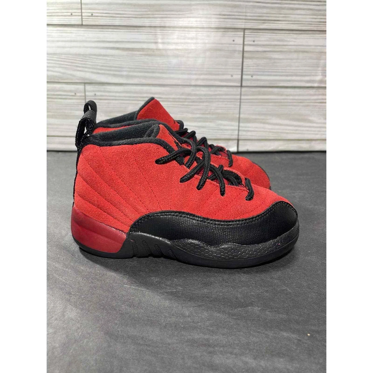 Jordan 12 cheap red boys