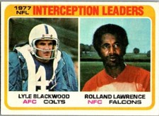 1978 Topps - League Leaders Lyle Blackwood, Rolland Lawrence #335