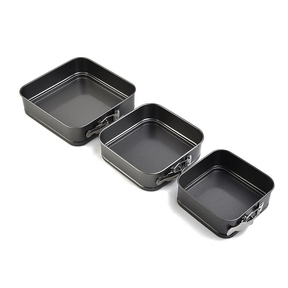 3pcs baking pan springform pans place form cake pan square form oven cake