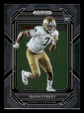 2023 Panini Prizm #183 Isaiah Foskey Rookie Notre Dame Fighting Irish