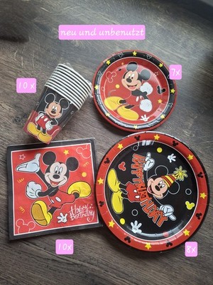 Disney Mickey Mouse Geburtstag Party Deko Set für Kinder