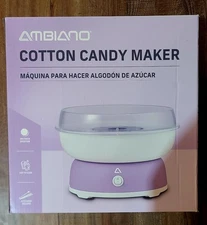 Ambiano Lavender Purple Cotton Candy Maker Machine New In Box