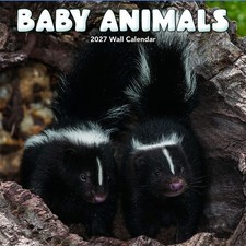Turner Licensing, Baby Animals 2027 Mini Wall Calendar