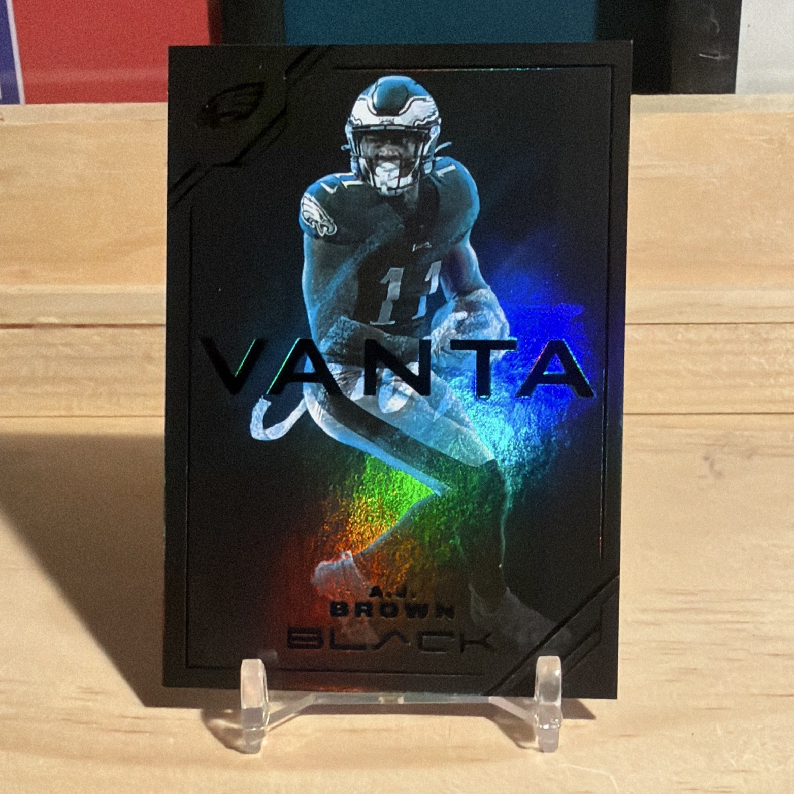 Panini 2022 Black Football Vanta Insert A.J. Brown Eagles VNTA-2