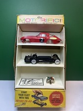1964 Ideal Motorific! Quick Motor Toy! Corvette Slot Car Body & Chassis In Box