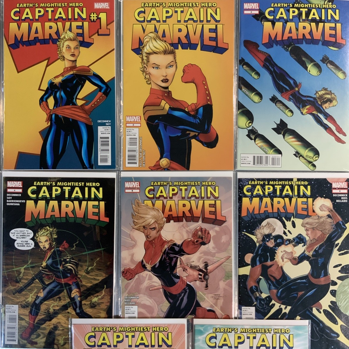 Captain Marvel (2012) #1-8 NM Lot Carol Danvers MARVEL Comics | eBay