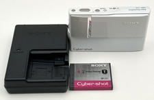 Exc SONY Cyber Shot DSC-T10 White Digital Compact Camera From Japan 053