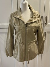 Old Navy Women's Stand Collar Utility Jacket Khaki Size XS TP Cotton
