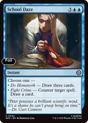 School Daze #42 Foil Marvel's Spider-Man MTG