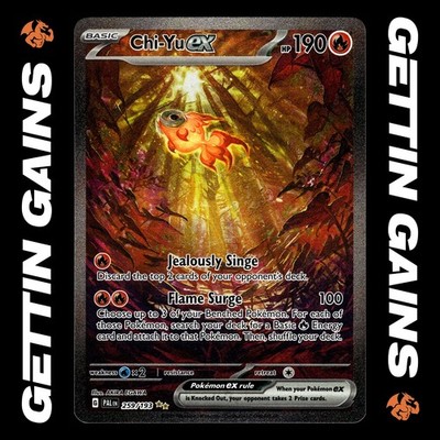 chi yu ex pokemon card price Chi-yu Ex () 259/193 - Pokmon Extended Artwork Display Case
