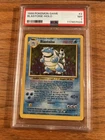 Pokémon TCG Blastoise 1999 Pokemon Game 2/102 Holo English PSA 7