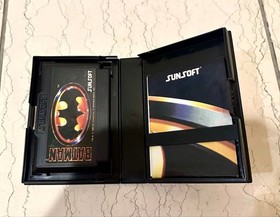 Famicom Batman Complete Set Sunsoft Retro Game Box Manual Tested