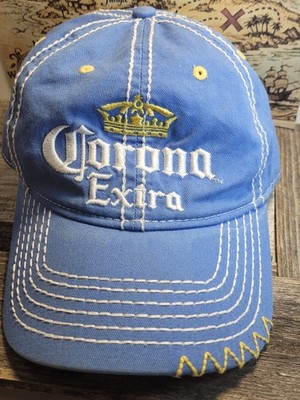 Corona Extra Baseball Caps Mens Blue Adjustable Curved Brim Embroidered Logo