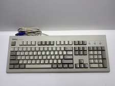 Vintage Dell QuietKey RT7D5JTW PS/2 Wired Keyboard QWERTY Windows Quiet