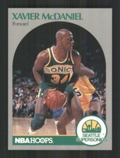 1990-91 Hoops #280 Xavier McDaniel Seattle SuperSonics 44154