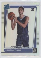 2021-22 Panini Donruss Optic Rated Rookie Holo Prizm Santi Aldama #176 0ft3