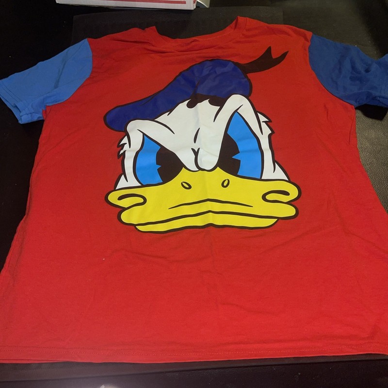 disney donald duck t shirt size large