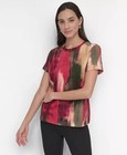 DKNY Women's Abstract-Print T-Shirt XL Multicolor NWT $69