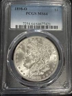 1898 O Morgan Silver Dollar PCGS MS-64