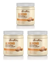 Queen Helene Professional Massage Cream, Almond, 15 Oz - 3 Pack