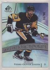 2020 Upper Deck SP Game Used Authentic Rookies 36/73 Pierre-Olivier Joseph a2v