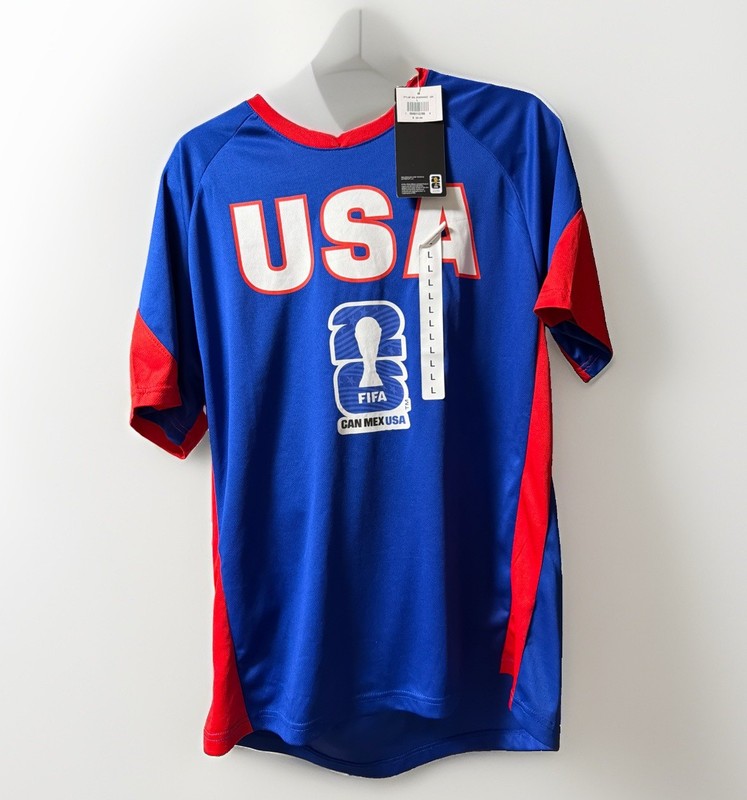 Team USA USMNT FIFA 2026 World Cup Large Jersey NWT Can Mex USA 🇺🇸 Soft Feel